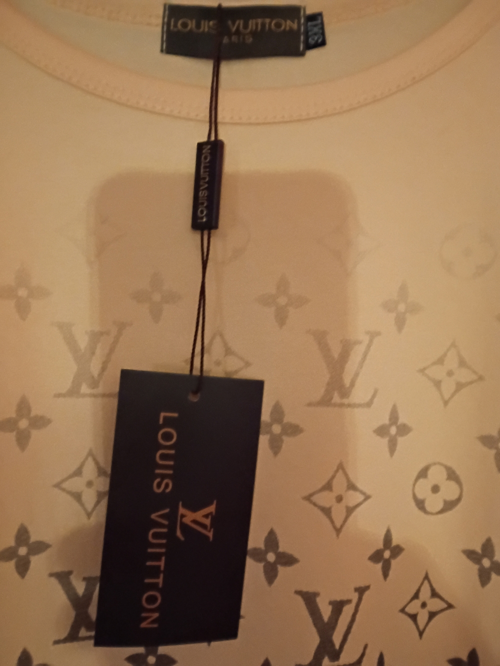 Louis Vuitton Monogram Tee in Soft Beige